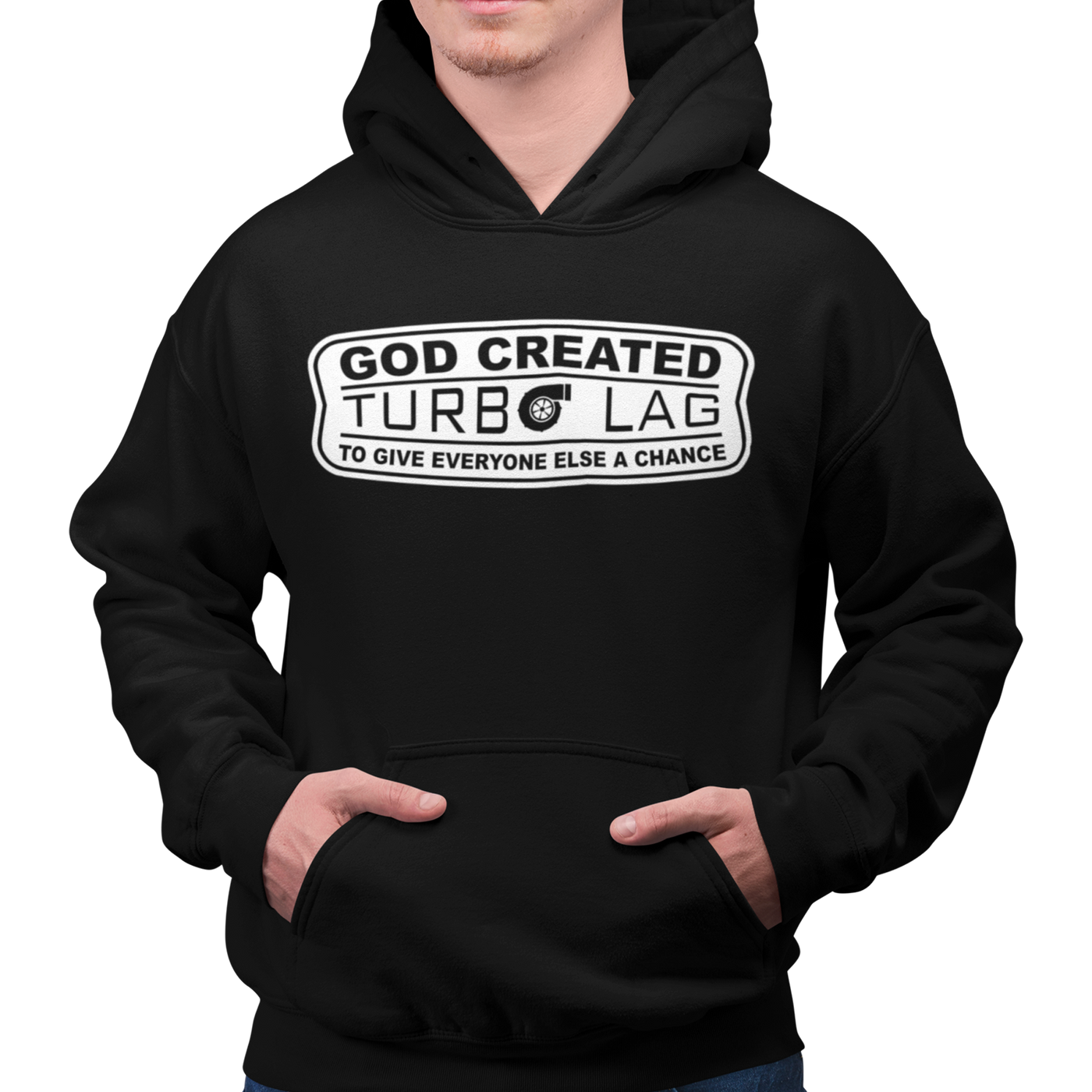 GOD CREATED TURBO LAG Hoodie